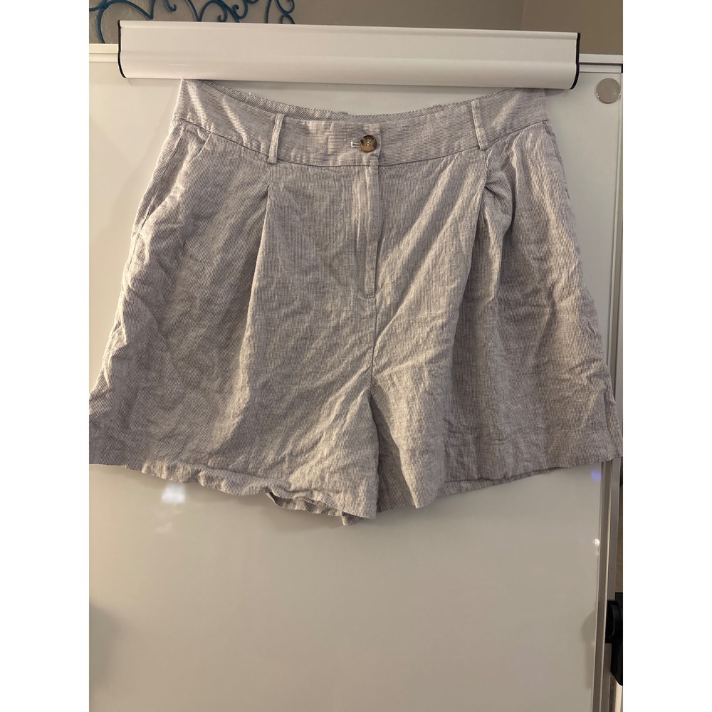 Alex Marie NWOT women's shorts size 16 blue white‎ striped